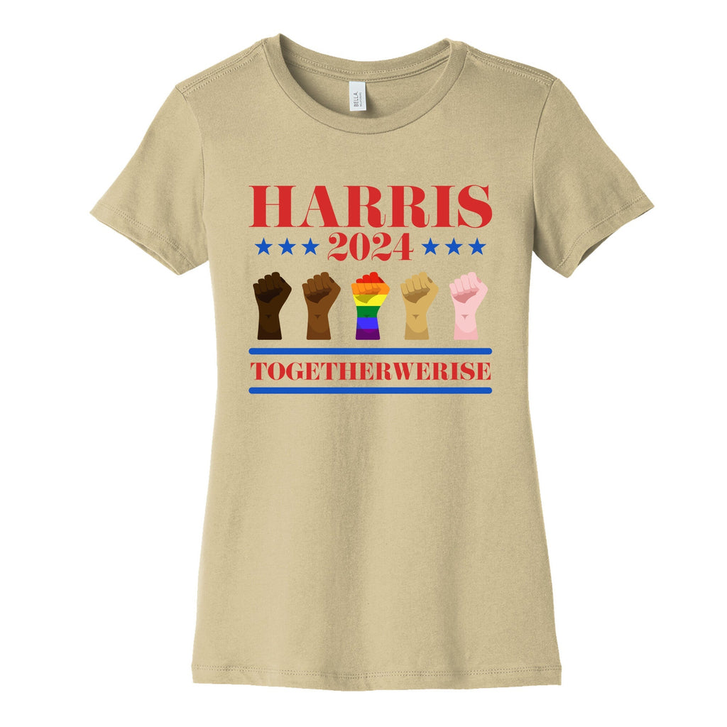 Together We Rise Harris 2024 Womens Cotton Tee Unisex