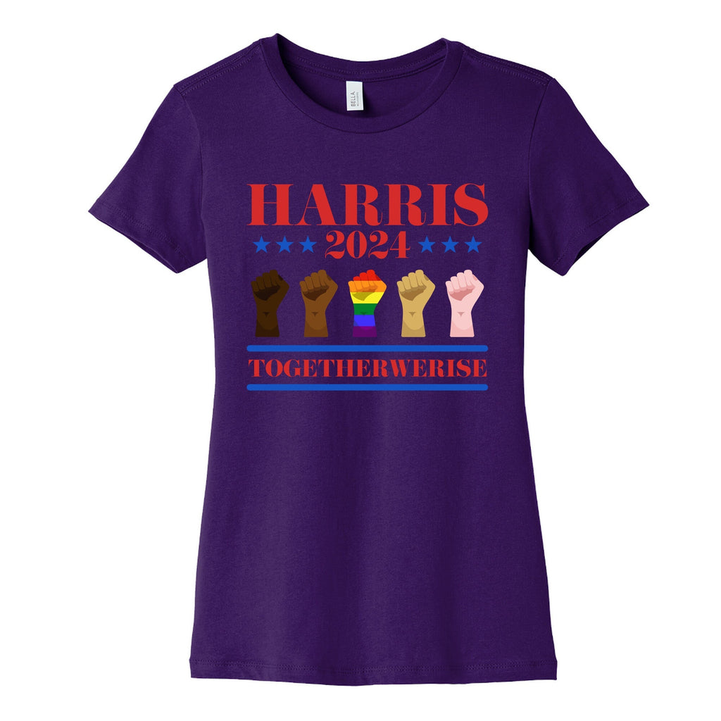 Together We Rise Harris 2024 Womens Cotton Tee Unisex