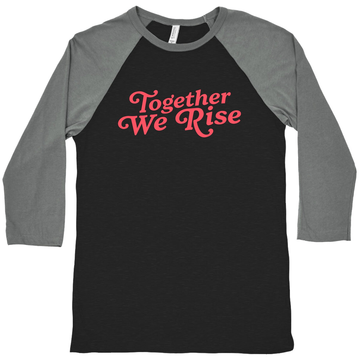 Together We Rise Baseball Tee Unisex