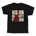 Vision Creativity Passion Kids Tee Unisex