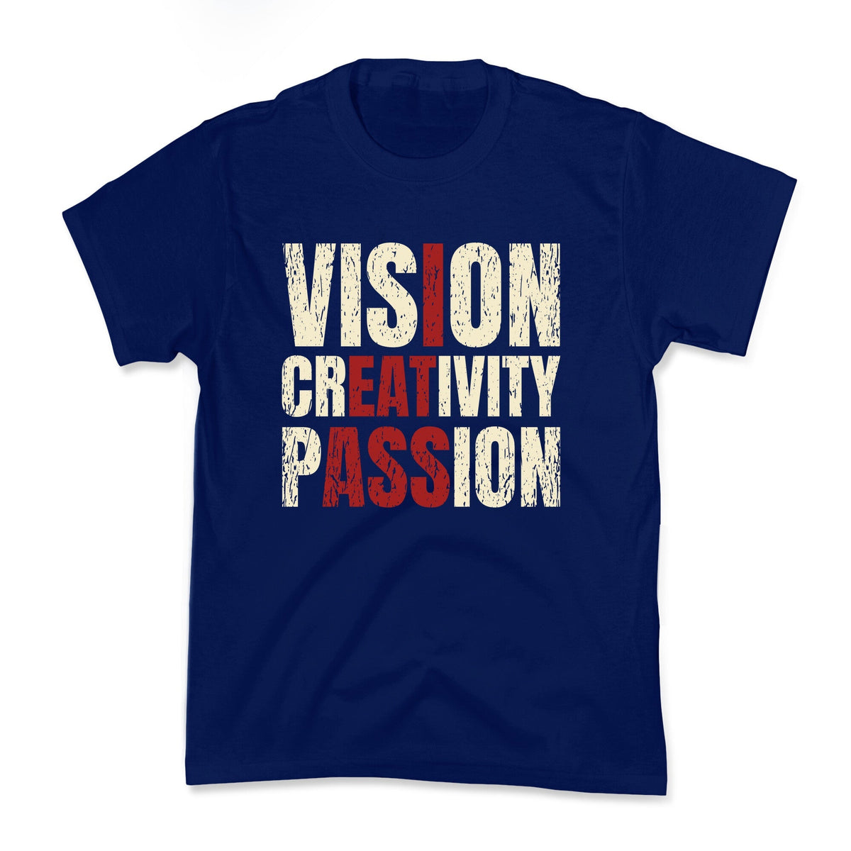 Vision Creativity Passion Kids Tee Unisex