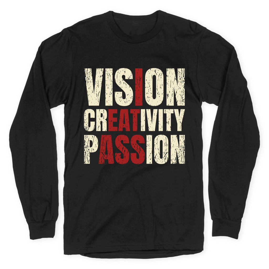 Vision Creativity Passion Longsleeve Tee Unisex