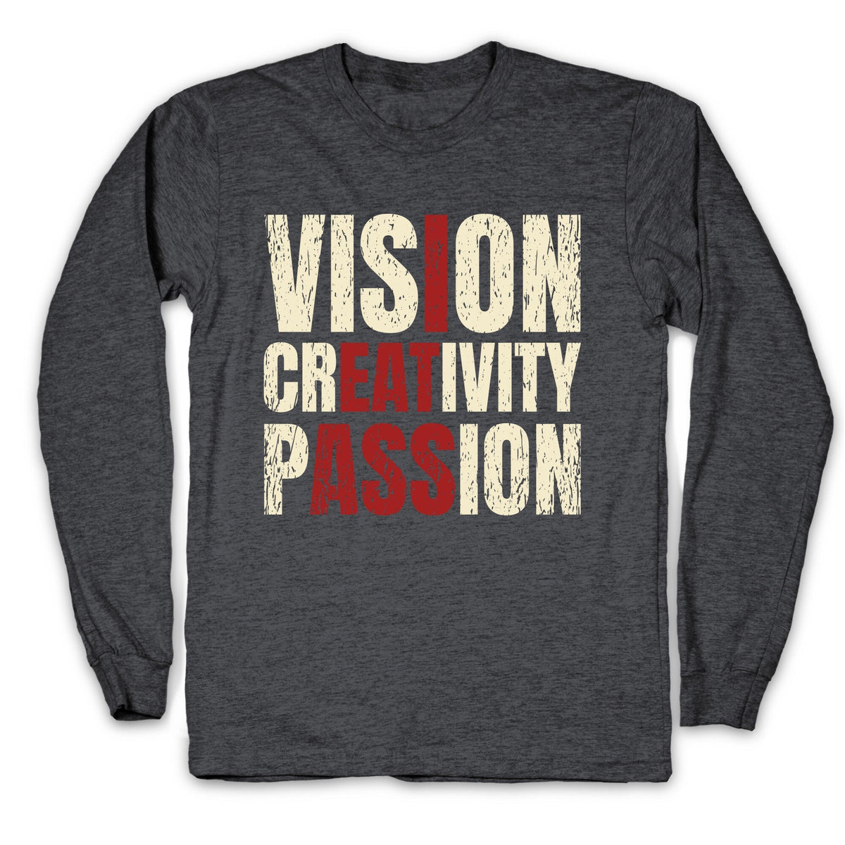 Vision Creativity Passion Longsleeve Tee Unisex