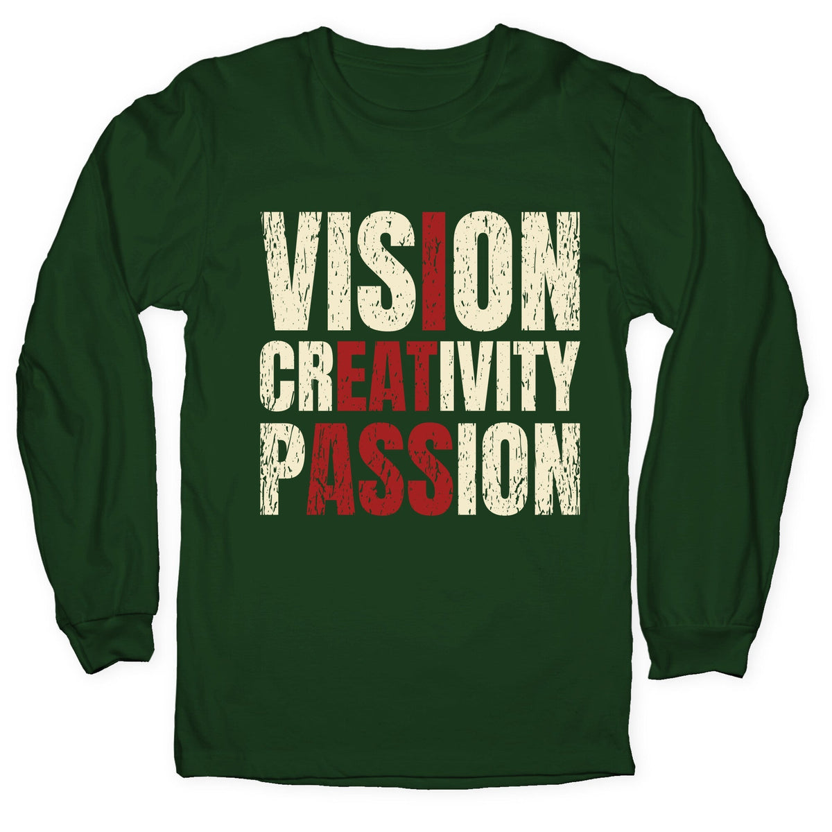 Vision Creativity Passion Longsleeve Tee Unisex