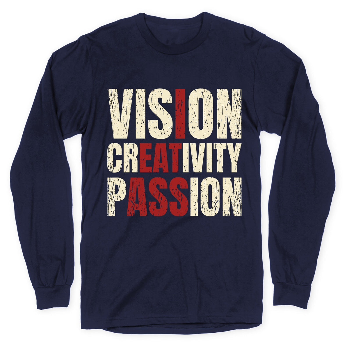 Vision Creativity Passion Longsleeve Tee Unisex