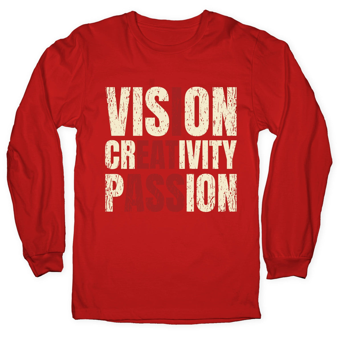 Vision Creativity Passion Longsleeve Tee Unisex