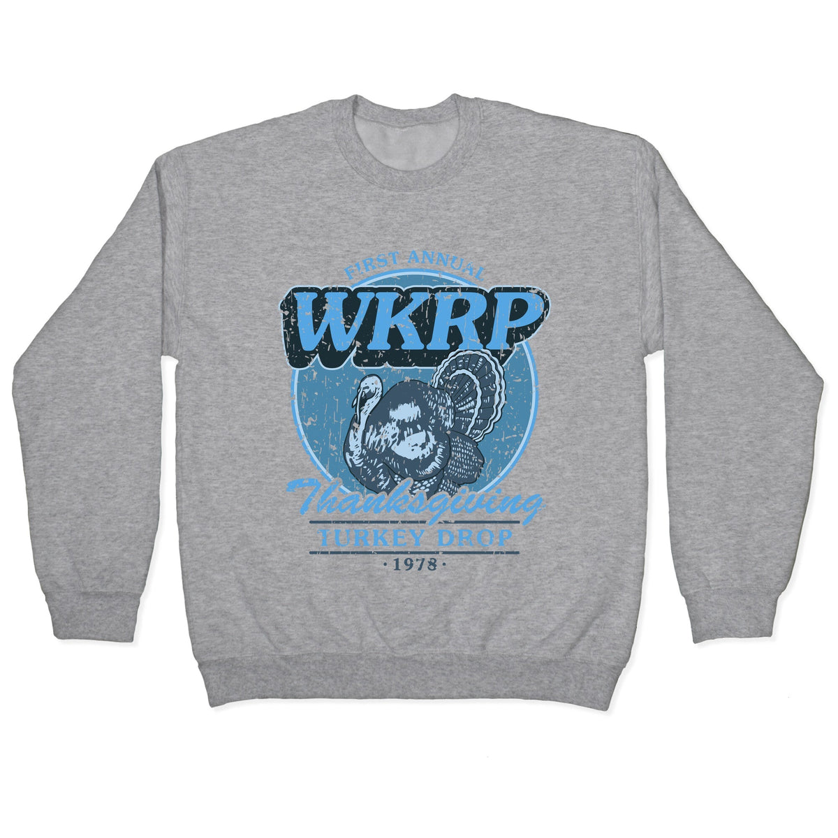 WKRP Turkey Drop Crewneck Unisex