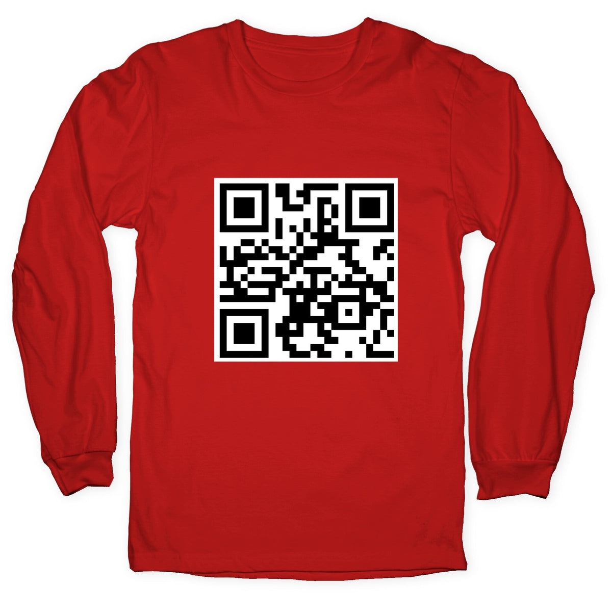 QR Code Longsleeve Tee Unisex