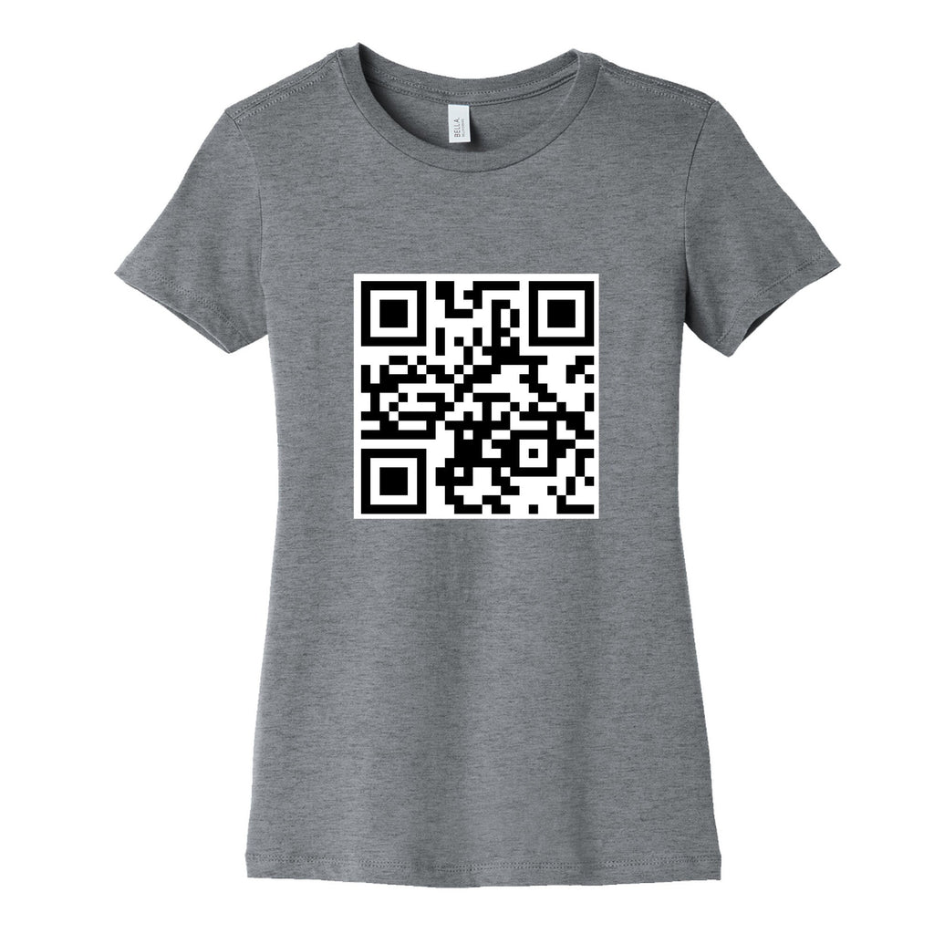 QR Code Womens Cotton Tee Unisex