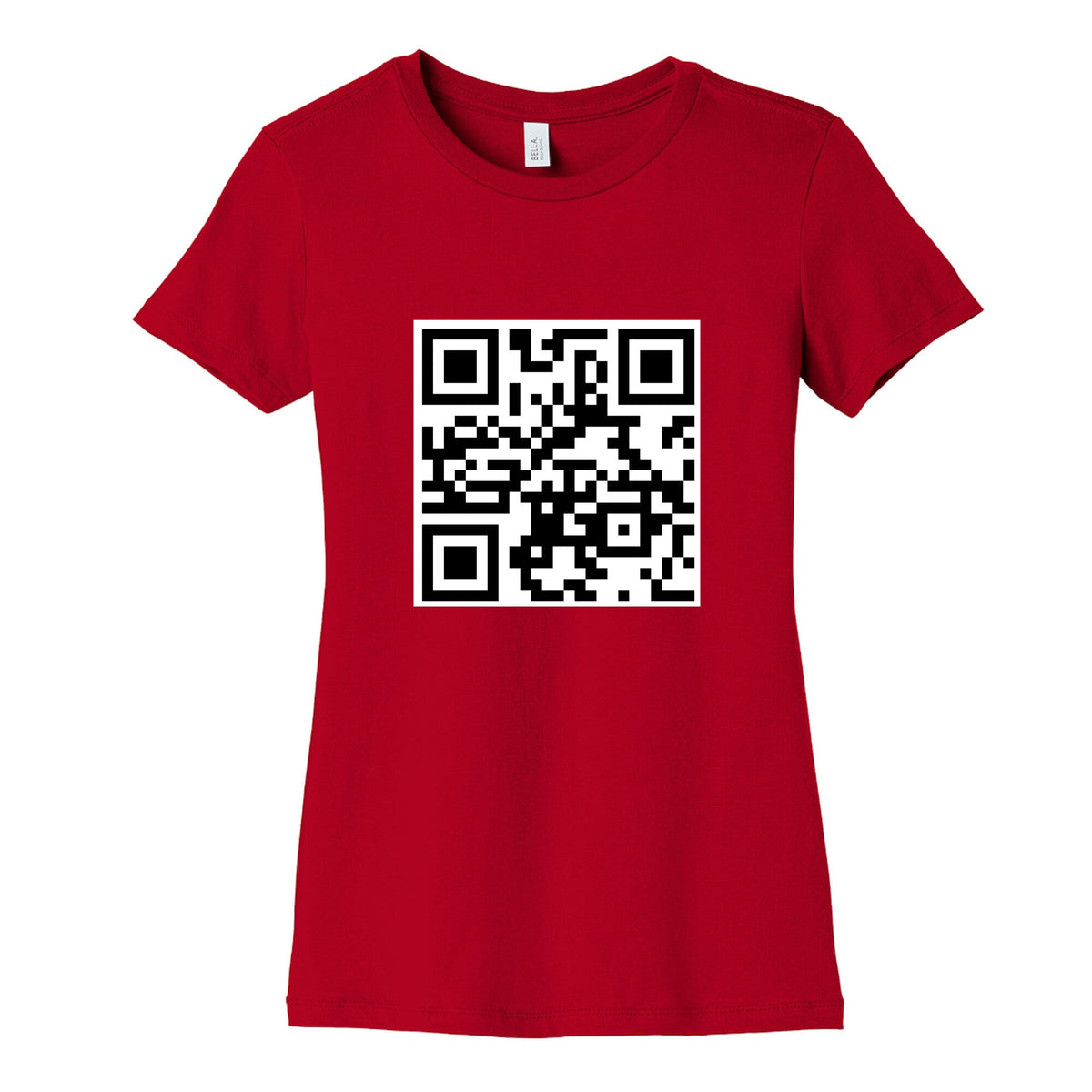 QR Code Womens Cotton Tee Unisex