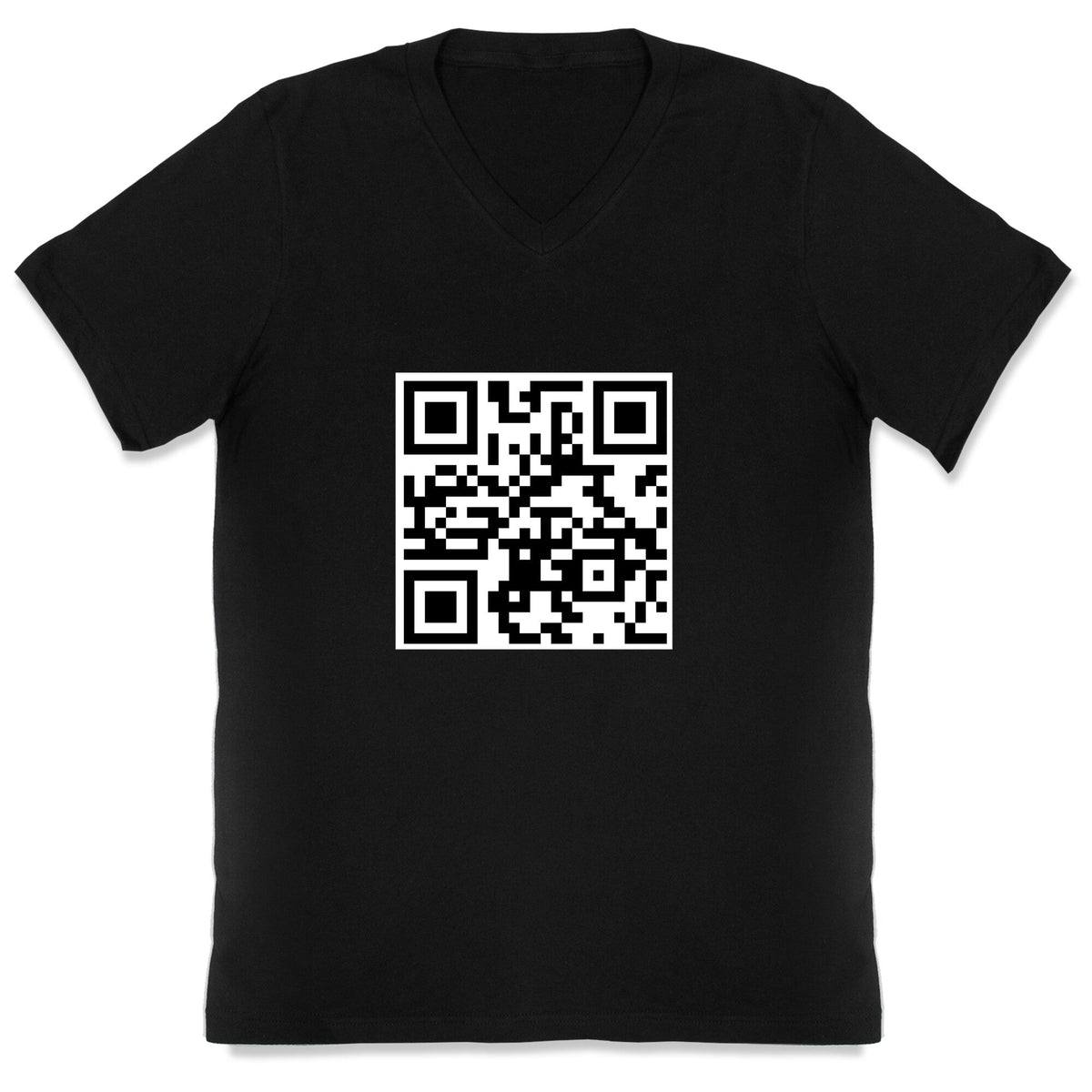 QR Code V-Neck Unisex