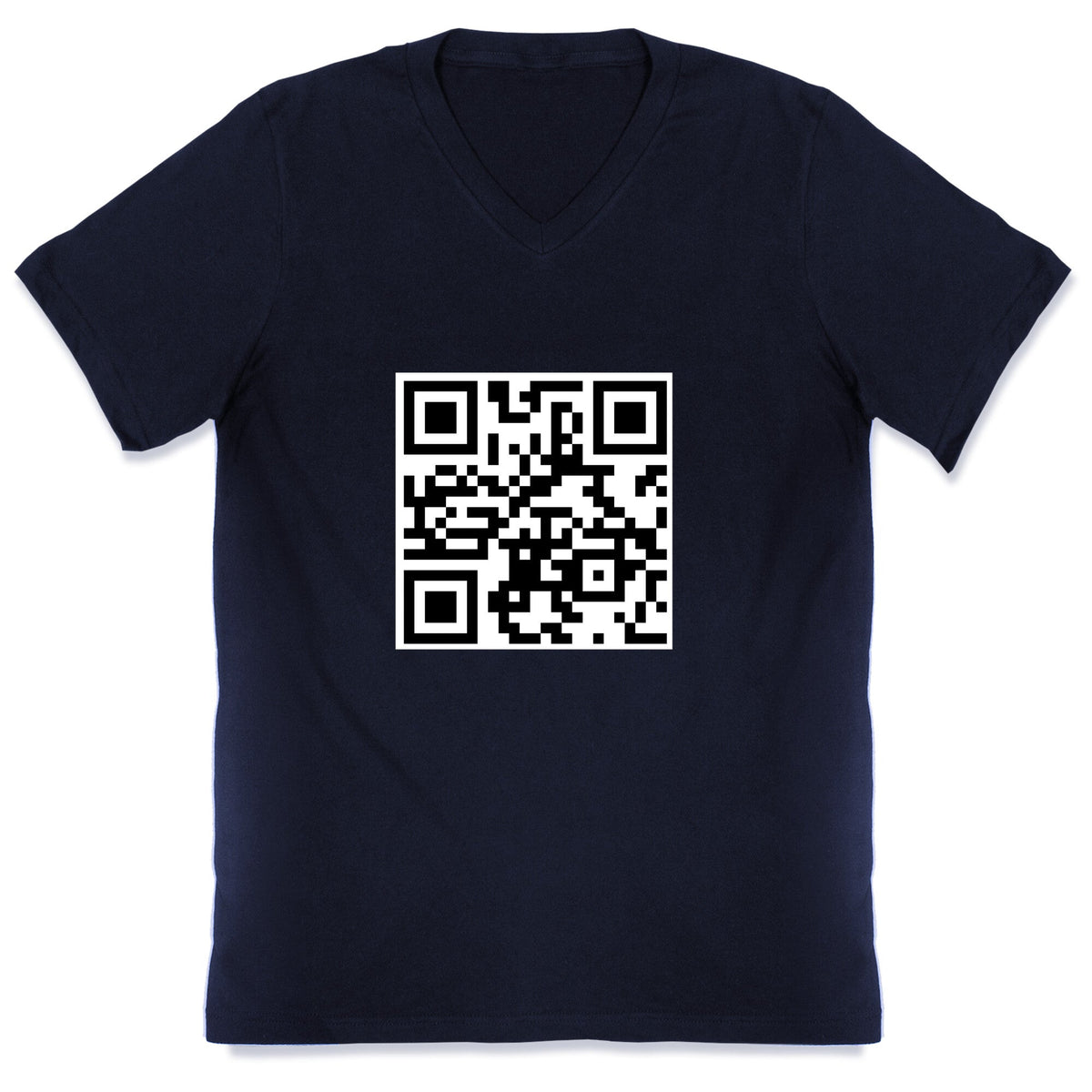 QR Code V-Neck Unisex