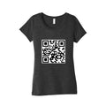 QR Code Womens Triblend Tee Unisex
