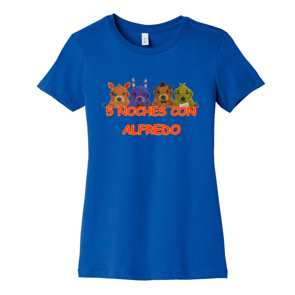 5 Noches Con Alfredo Womens Cotton Tee Unisex