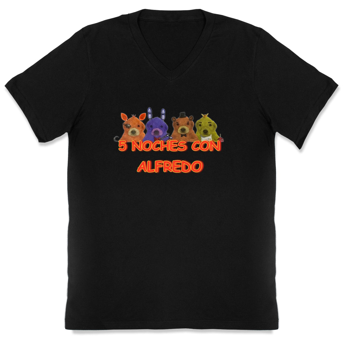 5 Noches Con Alfredo V-Neck Unisex