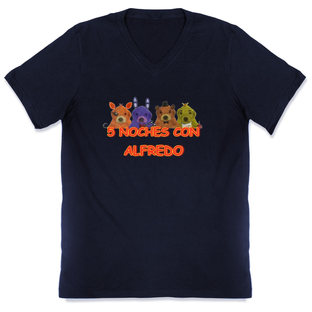 5 Noches Con Alfredo V-Neck Unisex