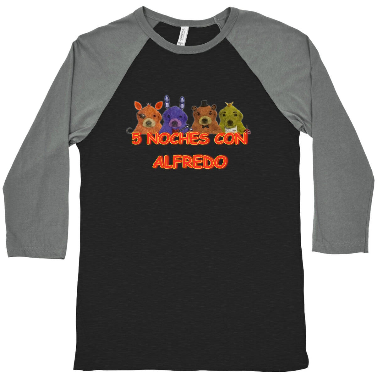 5 Noches Con Alfredo Baseball Tee Unisex