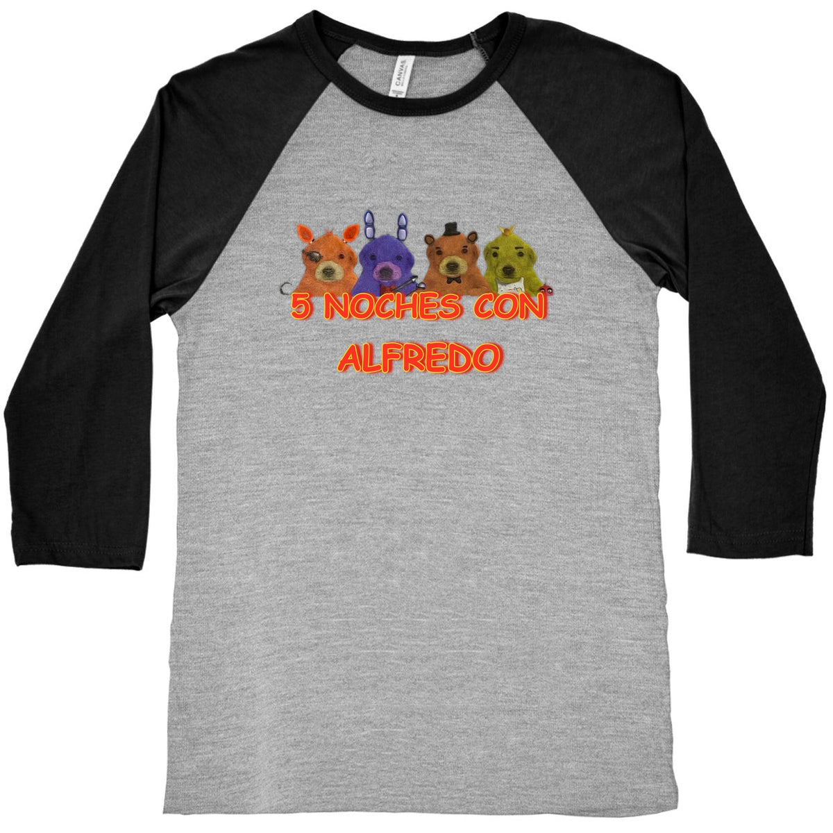 5 Noches Con Alfredo Baseball Tee Unisex