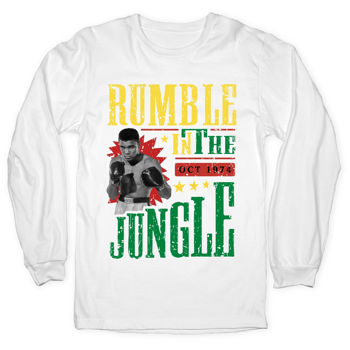 Rumble in the Jungle Longsleeve Tee Unisex