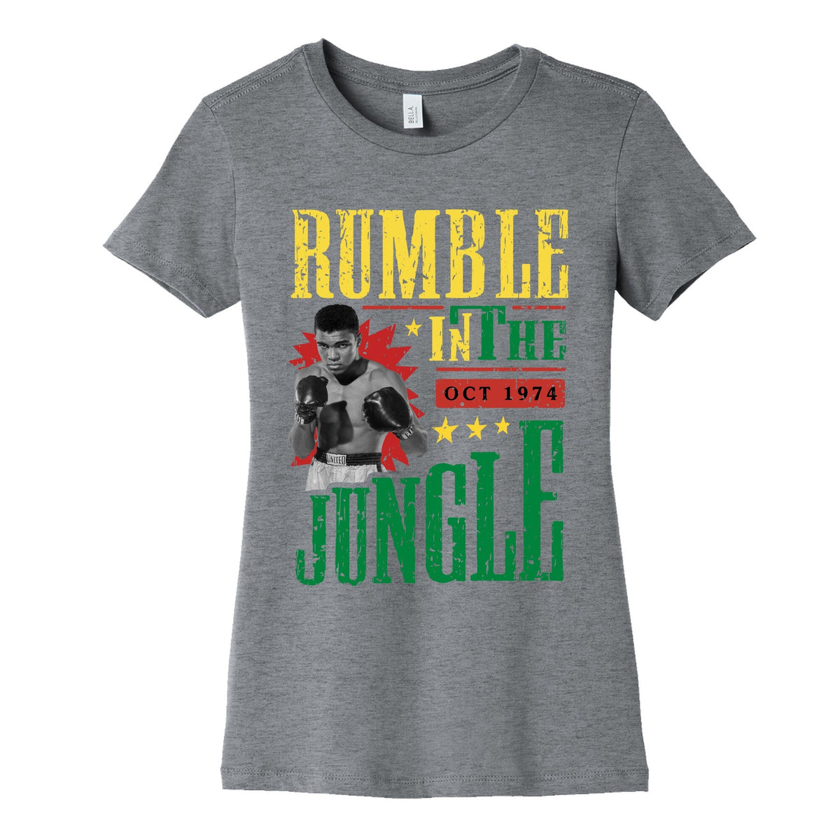 Rumble in the Jungle Womens Cotton Tee Unisex