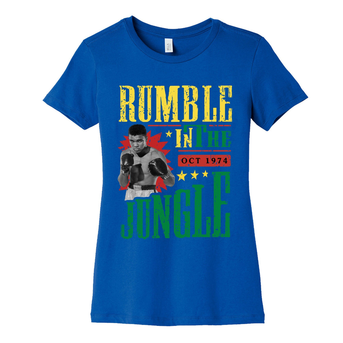 Rumble in the Jungle Womens Cotton Tee Unisex