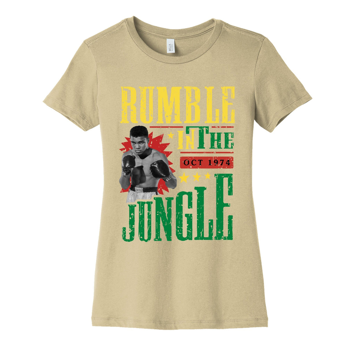 Rumble in the Jungle Womens Cotton Tee Unisex