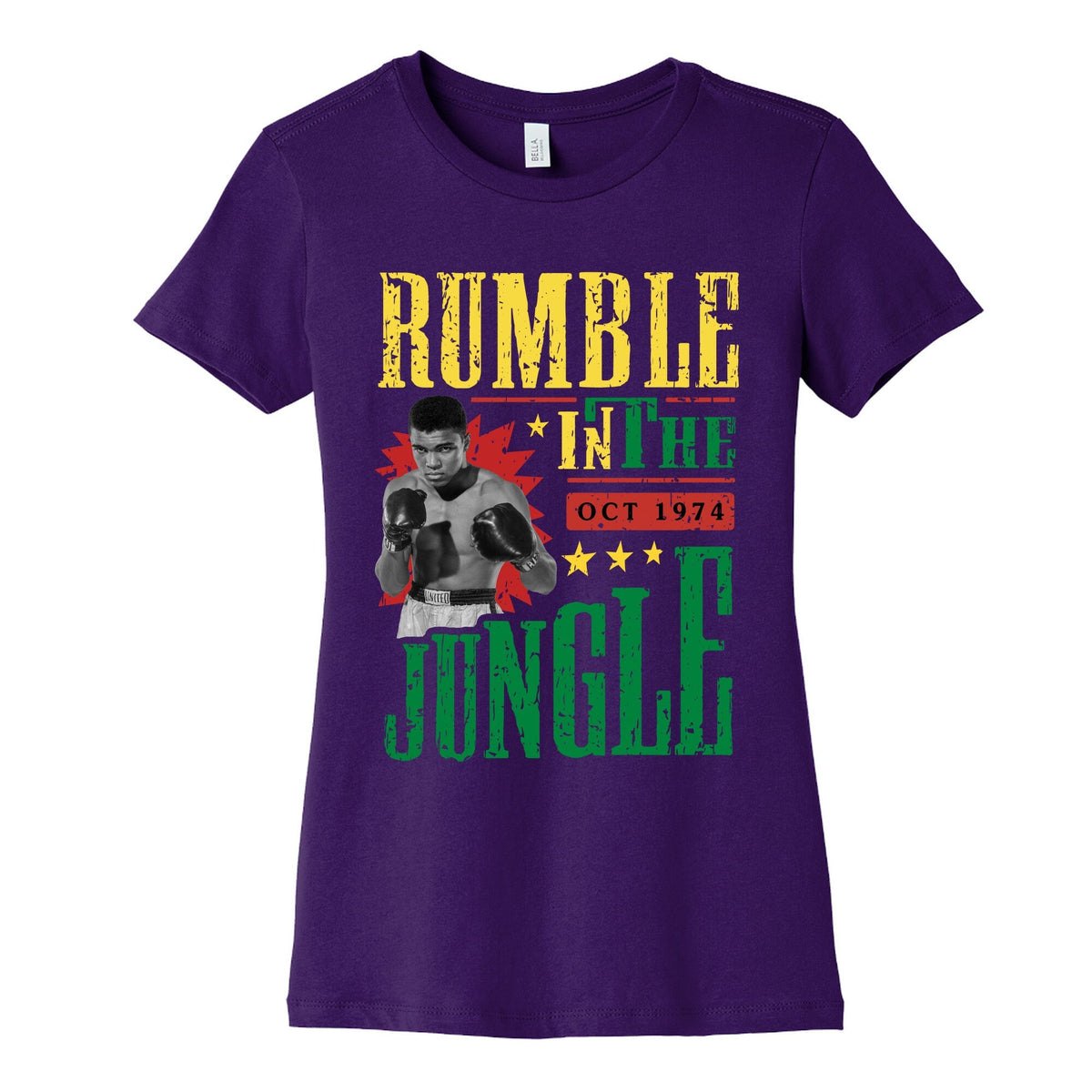 Rumble in the Jungle Womens Cotton Tee Unisex