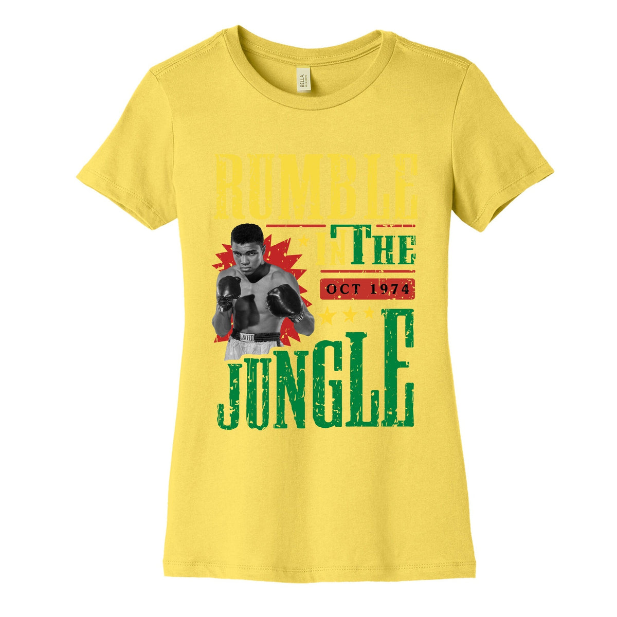 Rumble in the Jungle Womens Cotton Tee Unisex