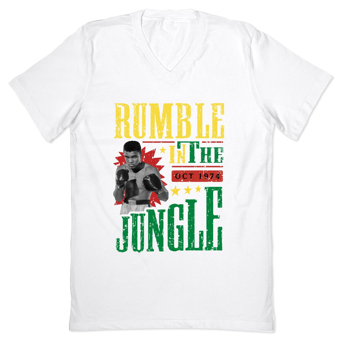 Rumble in the Jungle V-Neck Unisex