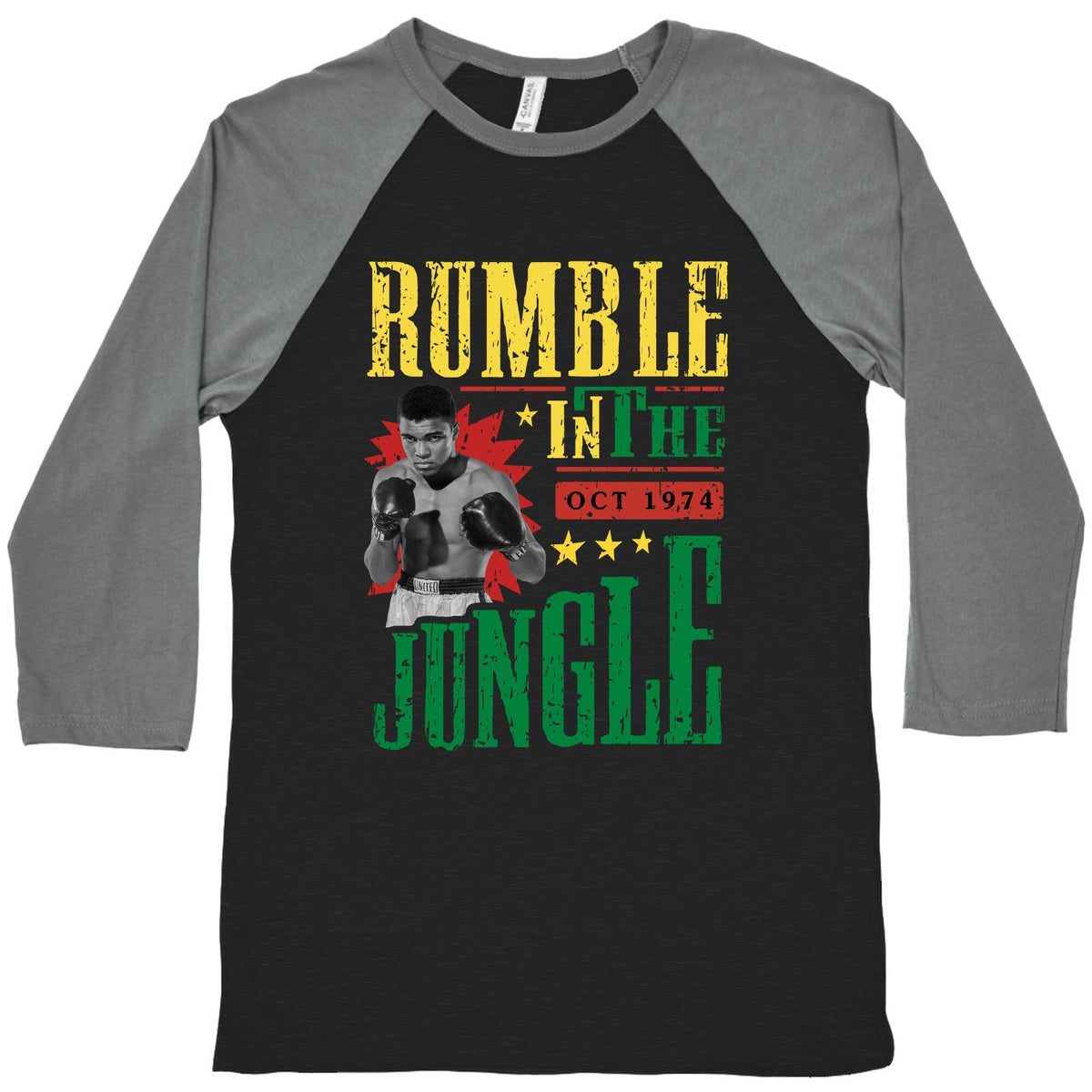 Rumble in the Jungle Baseball Tee Unisex