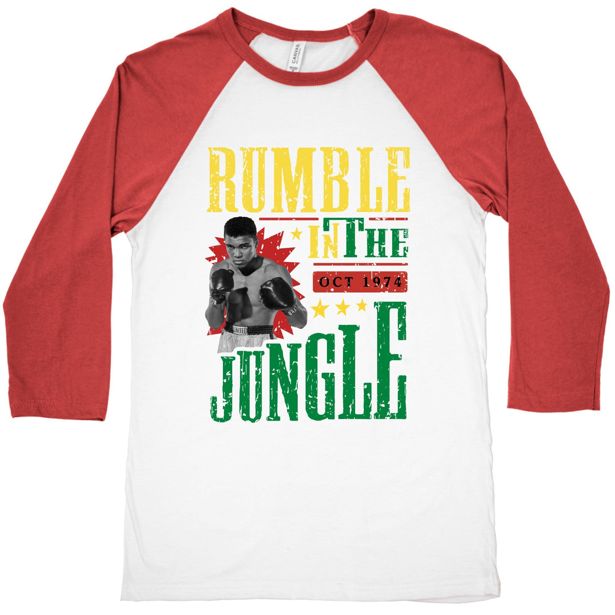 Rumble in the Jungle Baseball Tee Unisex