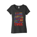 A Fuck Must Be Earned Womens Triblend Tee Unisex