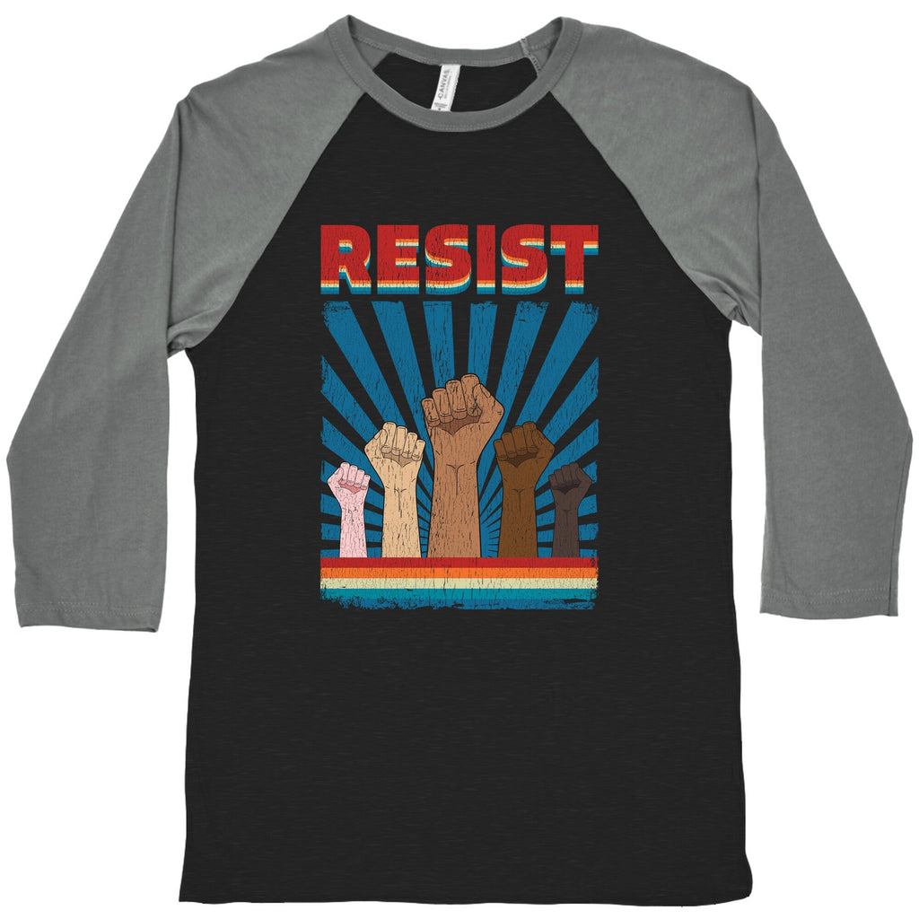 Resist Baseball Tee Unisex