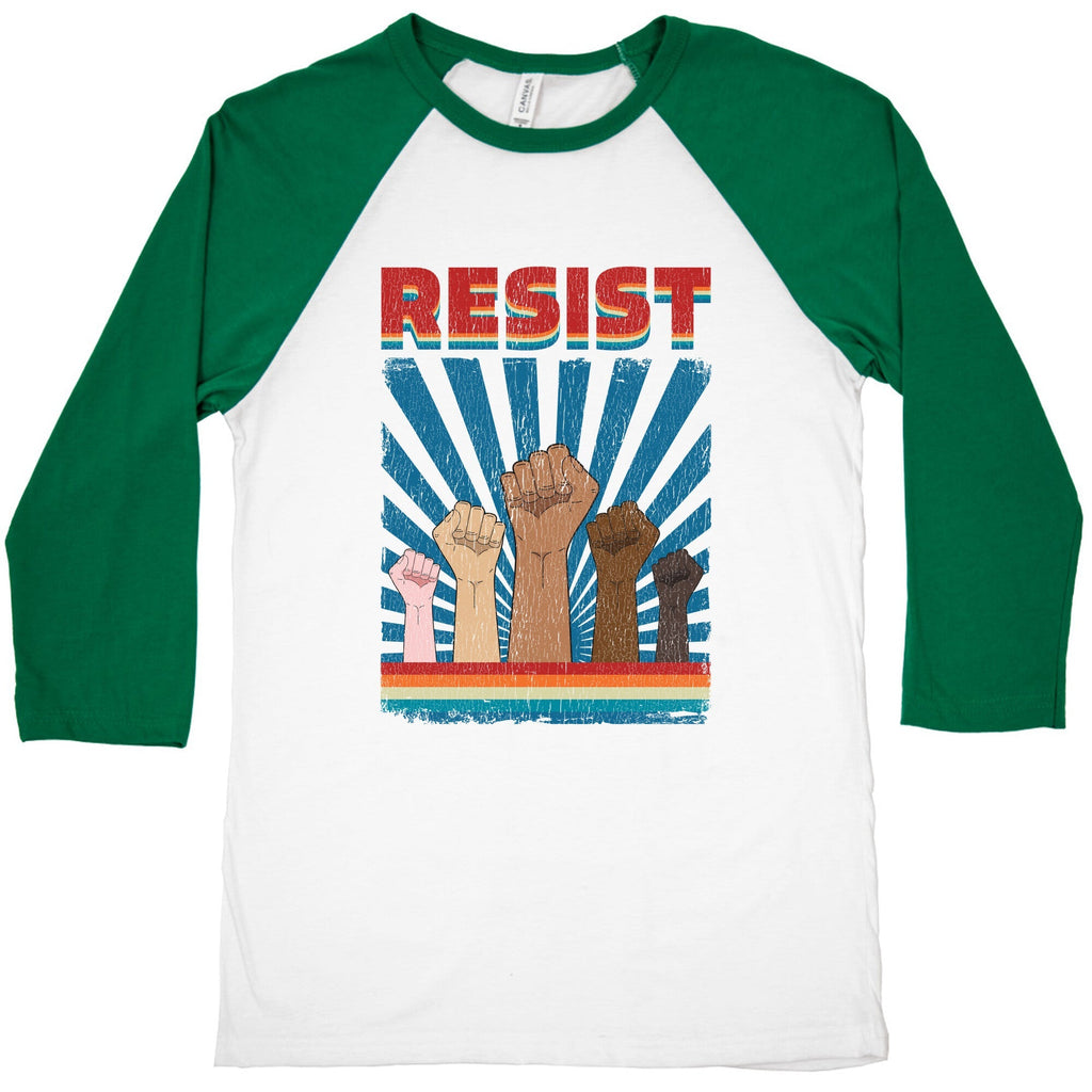 Resist Baseball Tee Unisex