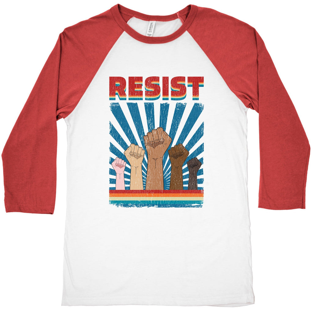 Resist Baseball Tee Unisex