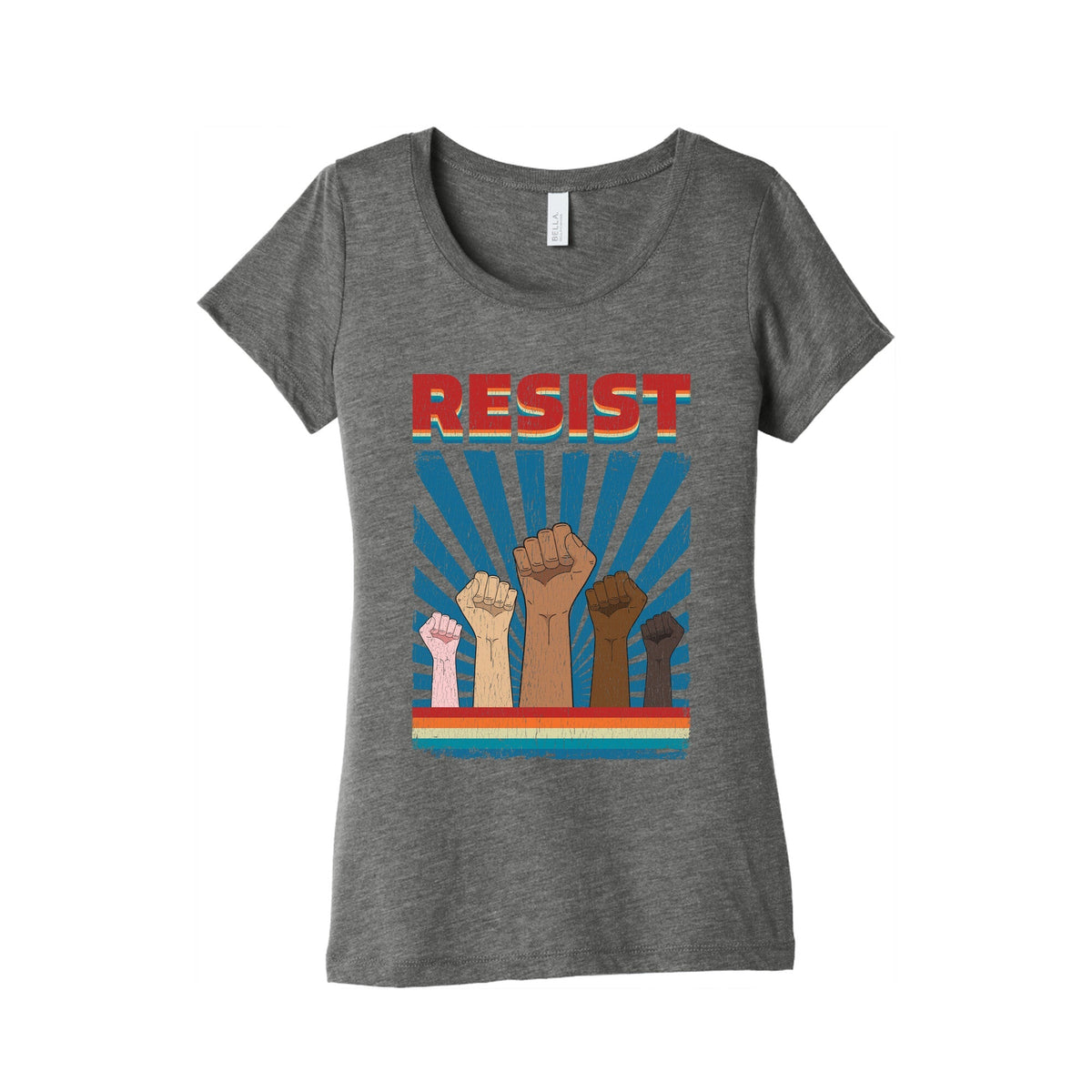 Resist Womens Triblend Tee Unisex