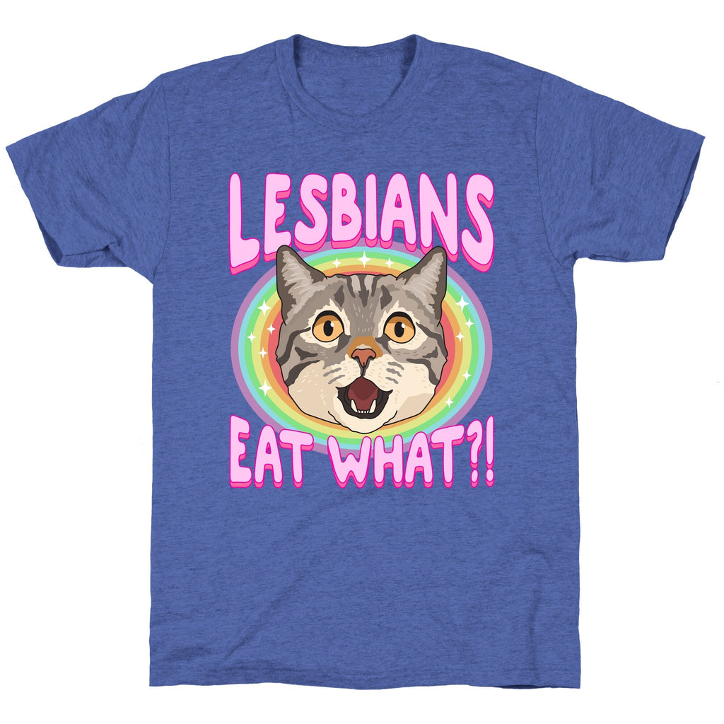 Lesbians Eat What Unisex Triblend Tee Unisex