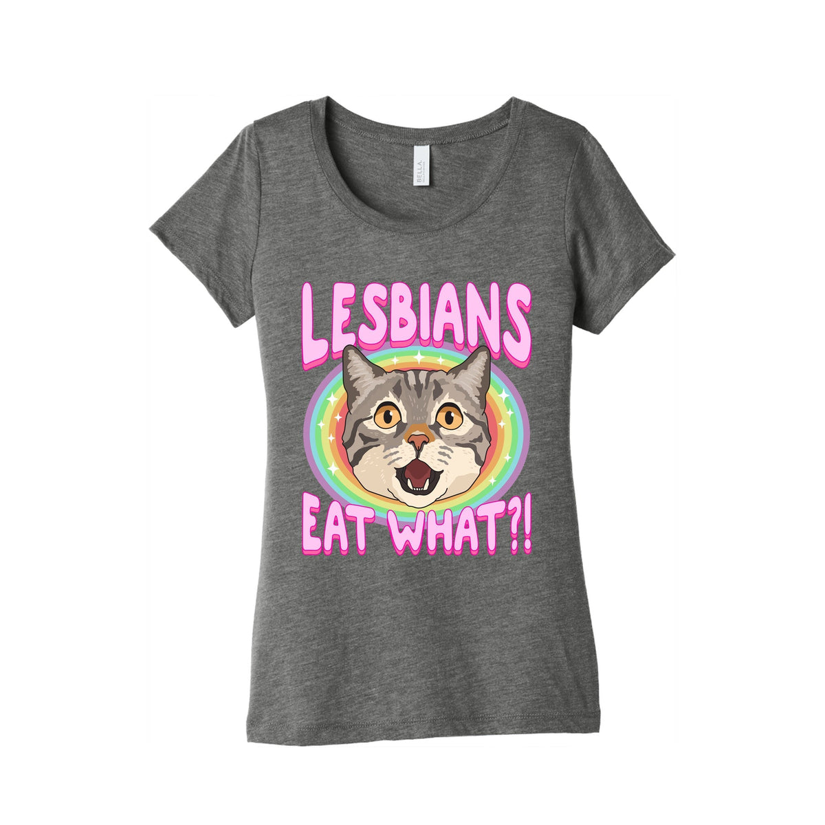 Lesbians Eat What Womens Triblend Tee Unisex