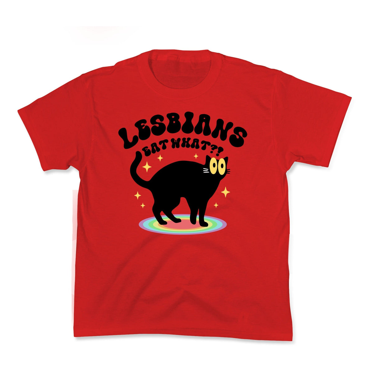 Lesbians Eat What Cat Kids Tee Unisex