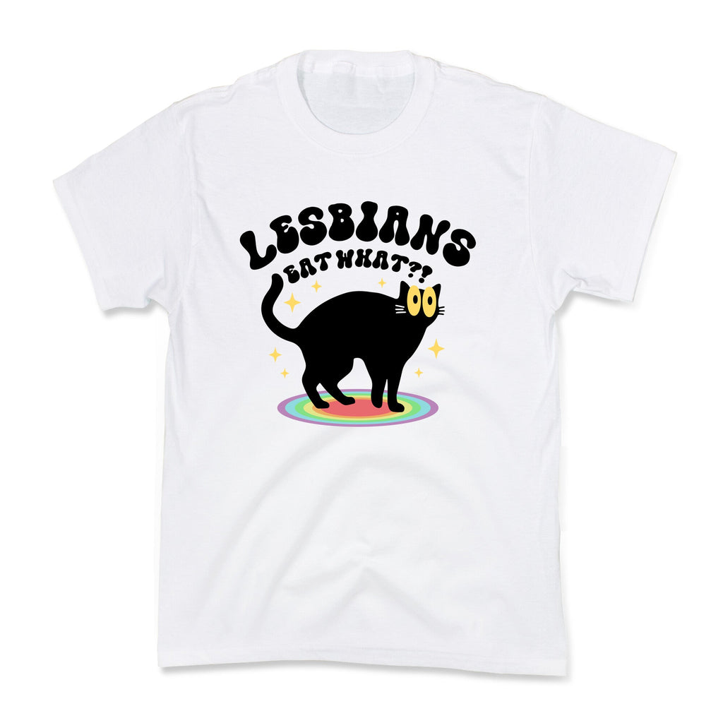 Lesbians Eat What Cat Kids Tee Unisex
