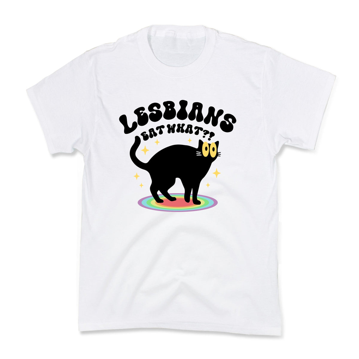 Lesbians Eat What Cat Kids Tee Unisex