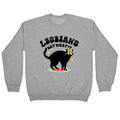 Lesbians Eat What Cat Crewneck Unisex