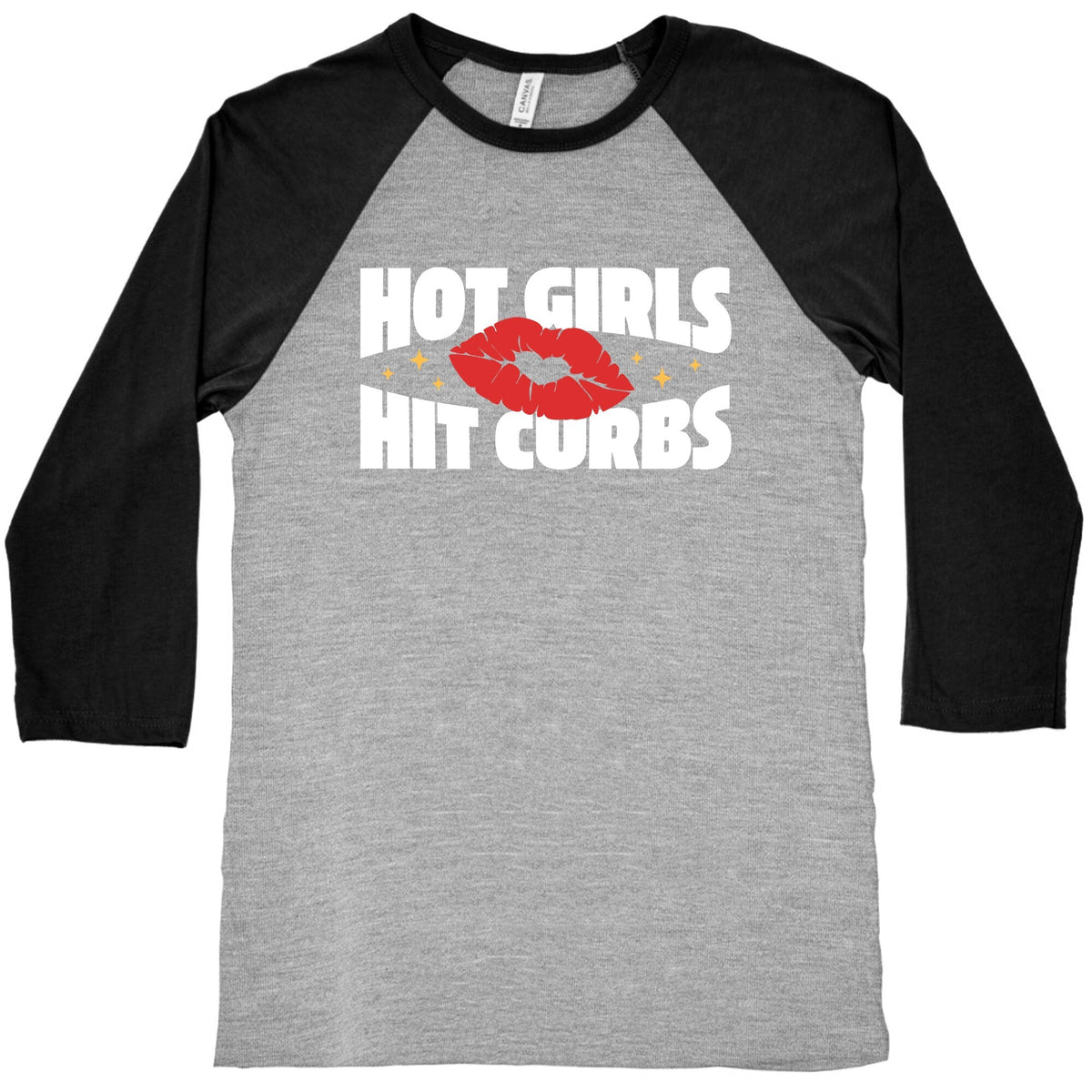 Hot Girls Hit Curbs Baseball Tee Unisex