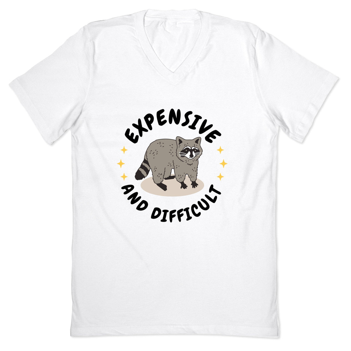 Expensive and Difficult Trash Animal V-Neck Unisex