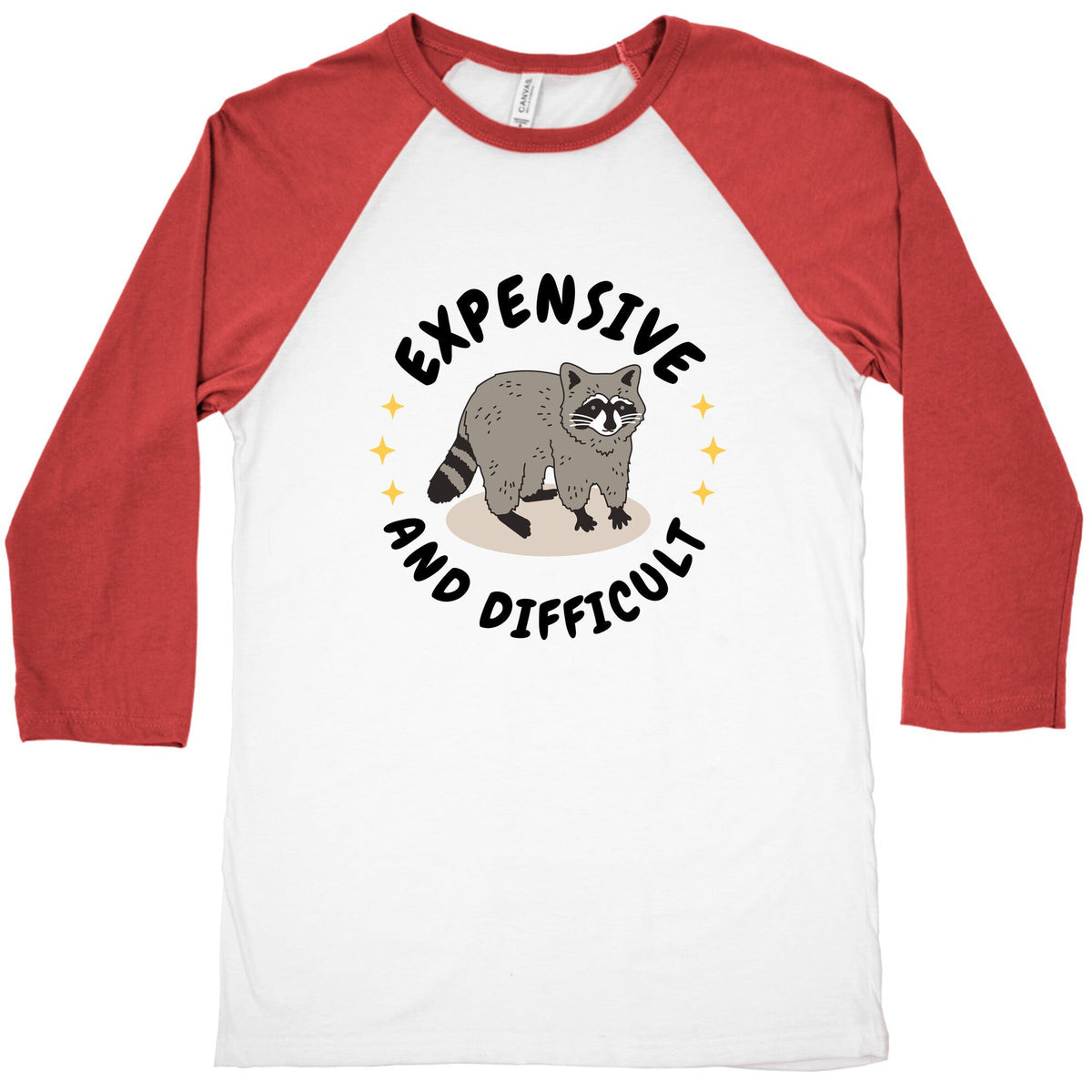 Expensive and Difficult Trash Animal Baseball Tee Unisex