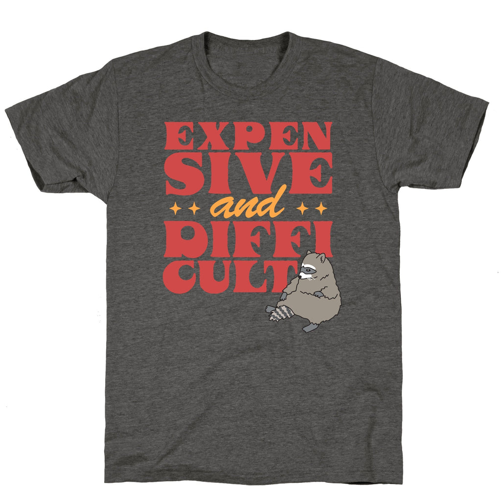 Raccoon Expensive and Difficult Unisex Triblend Tee Unisex