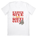 Raccoon Expensive and Difficult V-Neck Unisex