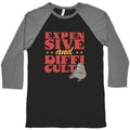 Raccoon Expensive and Difficult Baseball Tee Unisex