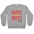 Raccoon Expensive and Difficult Crewneck Unisex
