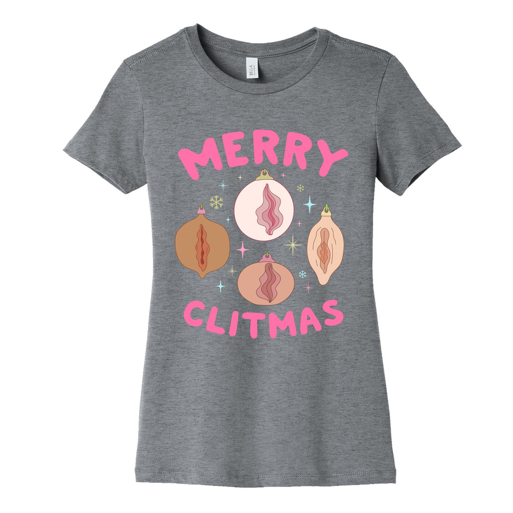 Merry Clitmas Womens Cotton Tee Unisex